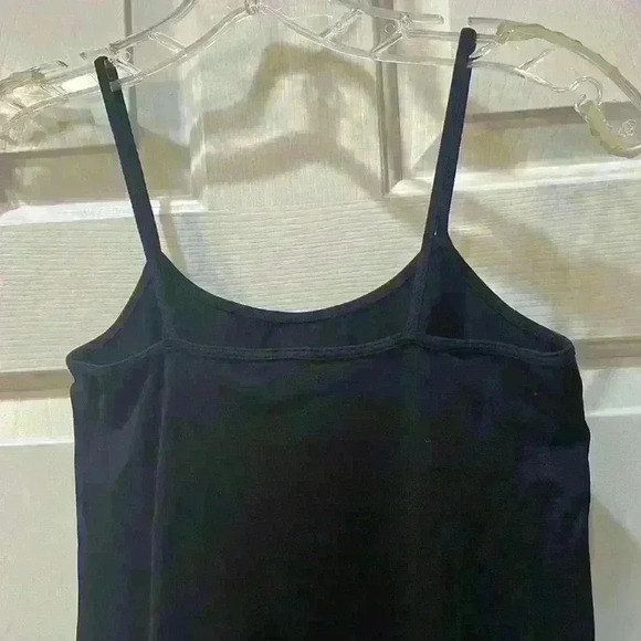 DYNAMIC Black spandex slip dress. One Size - Picture 3 of 5